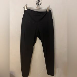 Lululemon Black High Rise Leggings Yoga Pants Size 10